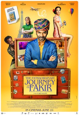 Poster for The Extraordinary Journey of the Fakir (2018)
