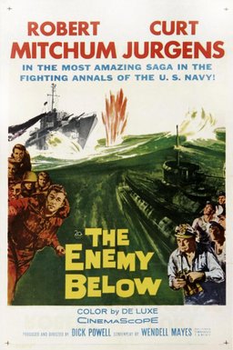 Poster for The Enemy Below (1957)