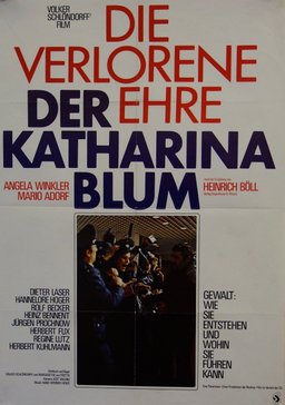 Poster for The Lost Honor of Katharina Blum (1975)