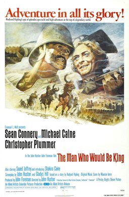 Poster for The Man Who Would Be King (1975)