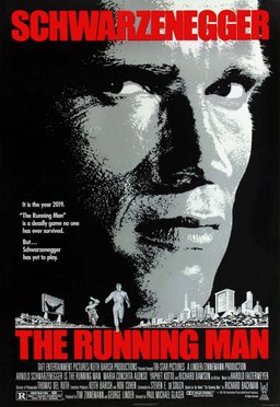 Poster for The Running Man (1987)
