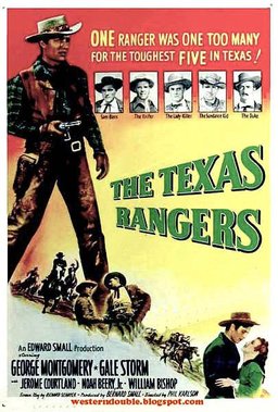 Poster for The Texas Rangers (1951)