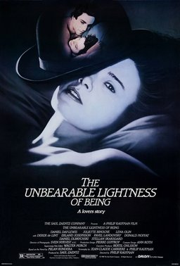 Poster for The Unbearable Lightness of Being (1988)