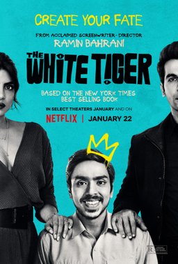 Poster for The White Tiger (2021)