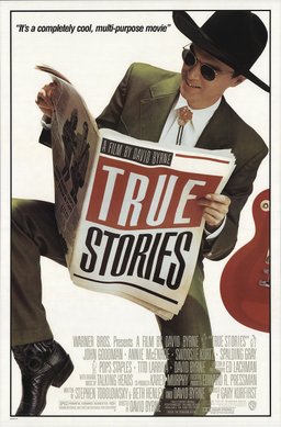 Poster for True Stories (1986)
