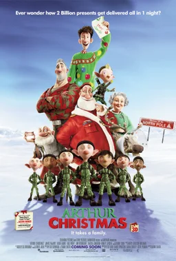Poster for Arthur Christmas (2011)