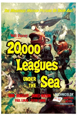 Poster for 20,000 Leagues Under the Sea (1954)