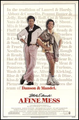 Poster for A Fine Mess (1986)