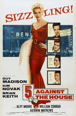 Poster for 5 Against the House (1955)