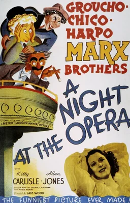 Poster for A Night at the Opera (1935)