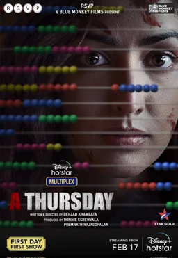 Poster for A Thursday (2022)