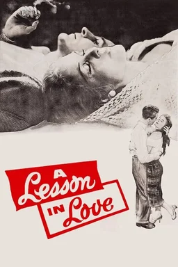 Poster for A Lesson in Love (1954)