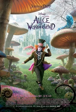 Poster for Alice in Wonderland (2010)