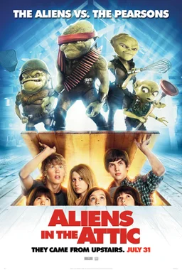 Poster for Aliens in the Attic (2009)