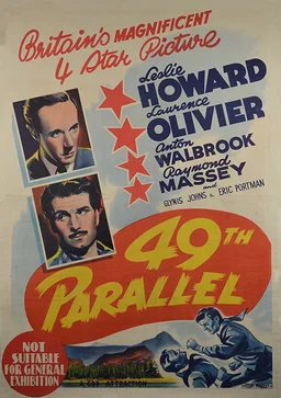 Poster for 49th Parallel (1941)