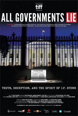 Poster for All Governments Lie: Truth, Deception, and the Spirit of I.F. Stone (2016)