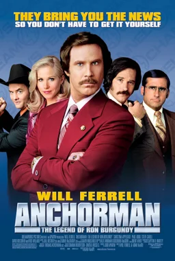 Poster for Anchorman: The Legend of Ron Burgundy (2004)