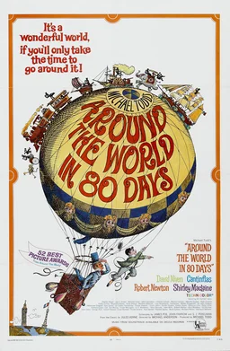 Poster for Around the World in 80 Days (1956)