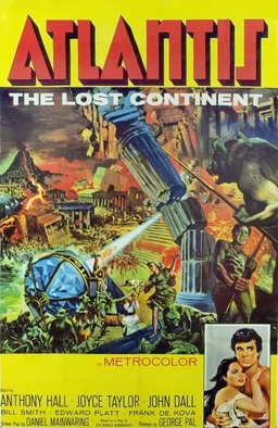 Poster for Atlantis: The Lost Continent (1961)