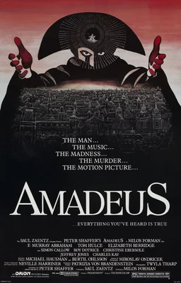 Poster for Amadeus (1984)