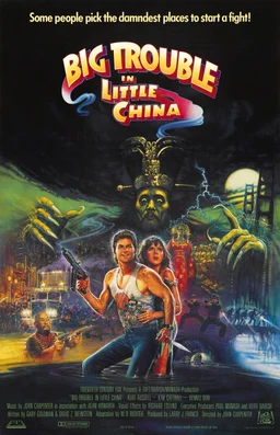 Poster for Big Trouble in Little China (1986)