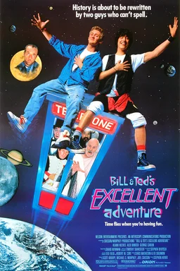 Poster for Bill & Ted's Excellent Adventure (1989)
