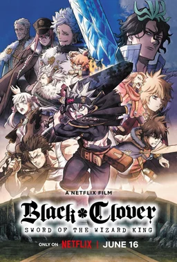 Poster for Black Clover: Sword of the Wizard King (2023)