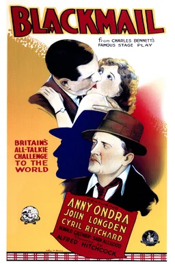 Poster for Blackmail (1929)