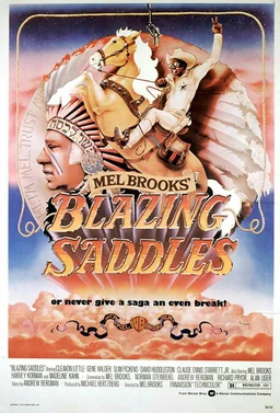 Poster for Blazing Saddles (1974)