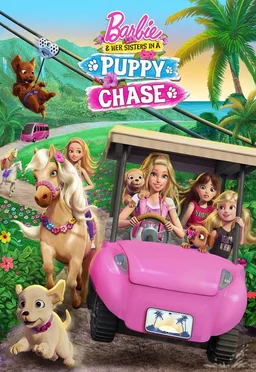 Poster for Barbie & Her Sisters in a Puppy Chase (2016)