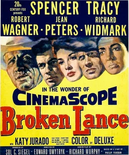 Poster for Broken Lance (1954)