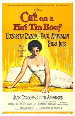 Poster for Cat on a Hot Tin Roof (1958)