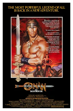Poster for Conan the Destroyer (1984)