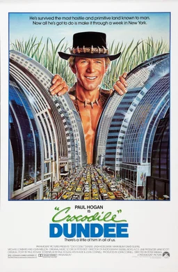 Poster for Crocodile Dundee (1986)