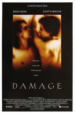 Poster for Damage (1992)