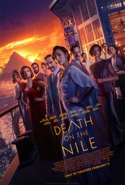 Poster for Death on the Nile (2022)