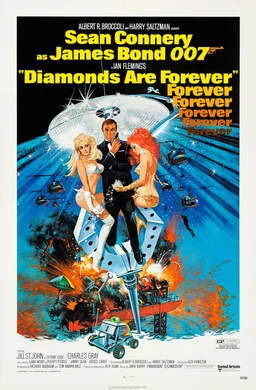 Poster for Diamonds Are Forever (1971)