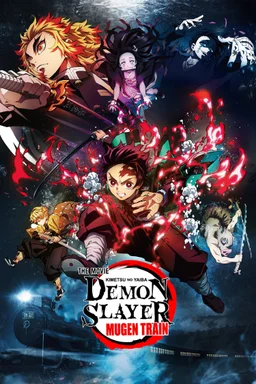 Poster for Demon Slayer: Kimetsu no Yaiba - The Movie: Mugen Train (2020)