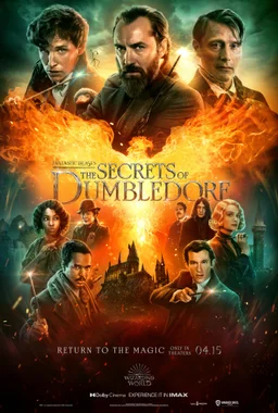 Poster for Fantastic Beasts: The Secrets of Dumbledore (2022)
