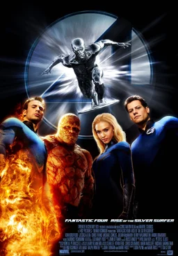 Poster for Fantastic Four: Rise of the Silver Surfer (2007)