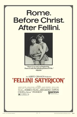 Poster for Fellini Satyricon (1969)