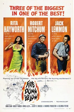 Poster for Fire Down Below (1957)