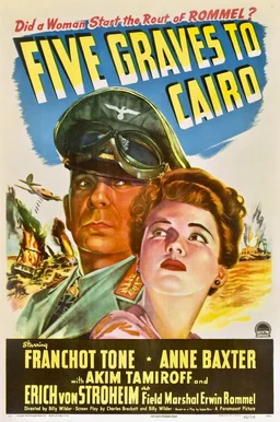 Poster for Five Graves to Cairo (1943)