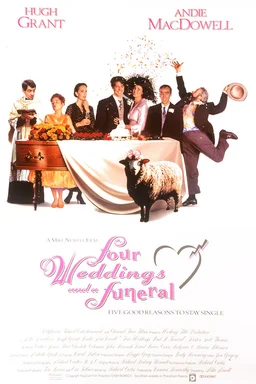 Poster for Four Weddings and a Funeral (1994)