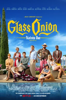Poster for Glass Onion (2022)