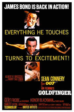 Poster for Goldfinger (1964)