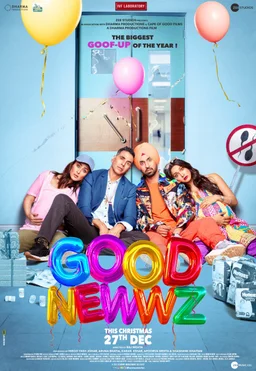 Poster for Good Newwz (2019)