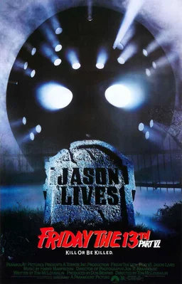 Poster for Friday the 13th Part VI: Jason Lives (1986)