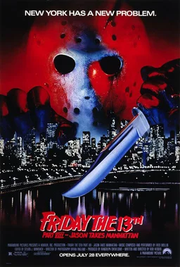 Poster for Friday the 13th Part VIII: Jason Takes Manhattan (1989)