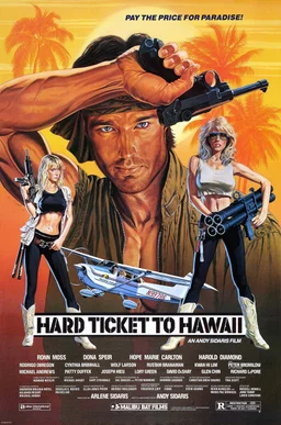Poster for Hard Ticket to Hawaii (1987)